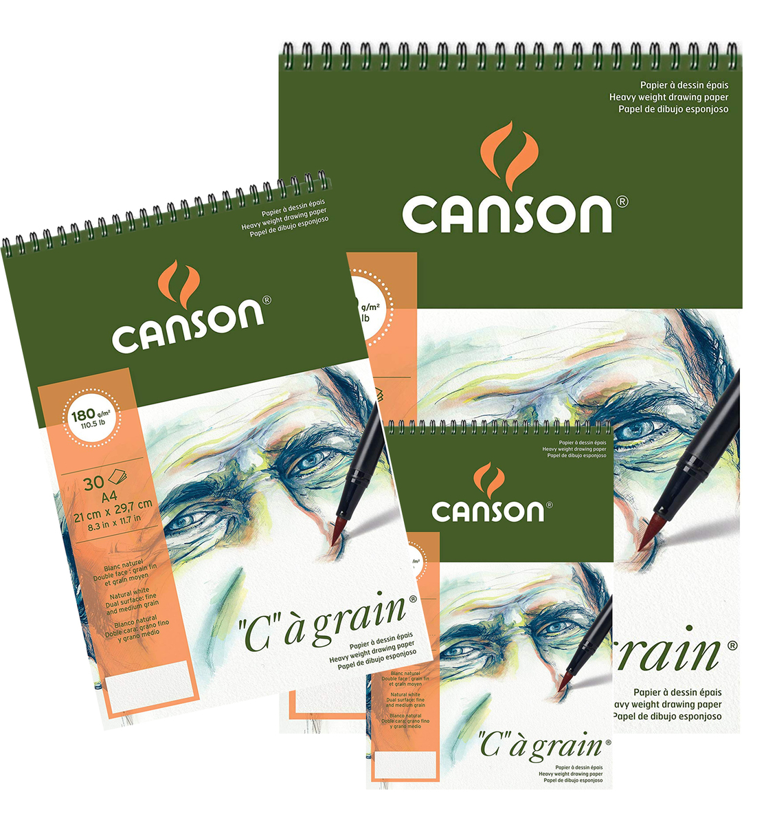 Canson C Grain Drawing Paper 111 lb. 180 G