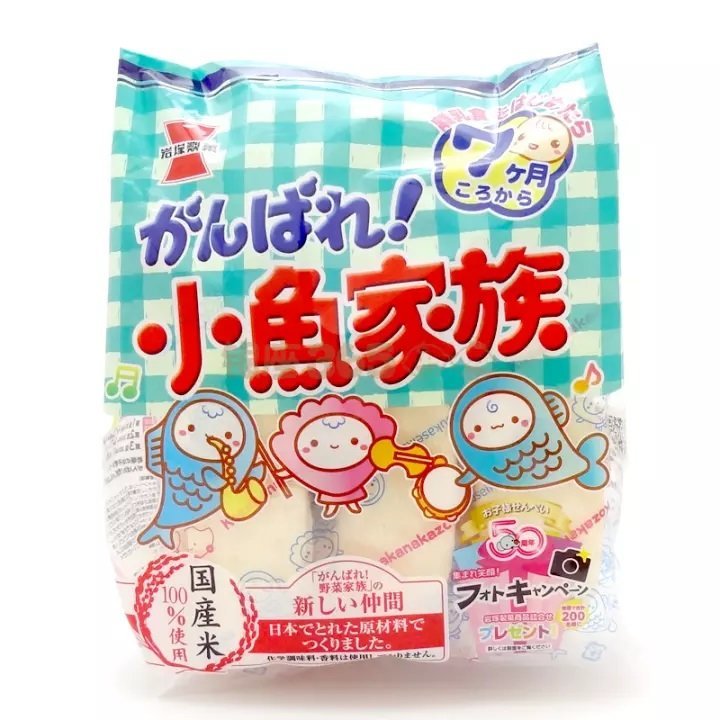 市場 岩塚製菓 小魚家族 47g×6入：菓子の新商品はポイポイマーケット がんばれ