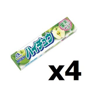 森永 F8466_4  日版青蘋果味 Hi 超軟糖 12 粒入 (日本製造) 55g x (4條裝)