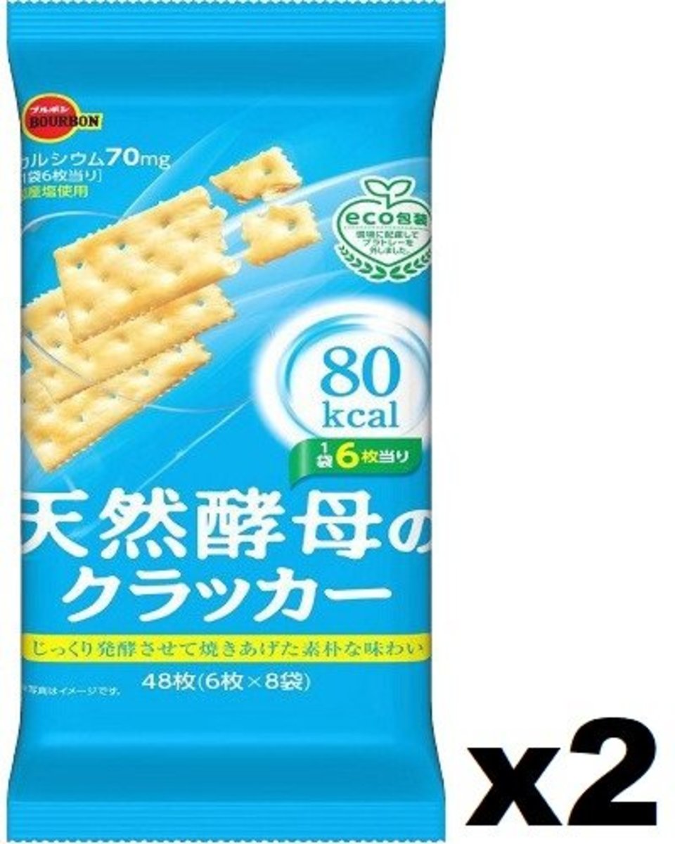 FG0063 ennen Kobo Natural Yeast Crackers 48's x ( 2 pcs) Best before:2026-01-31
