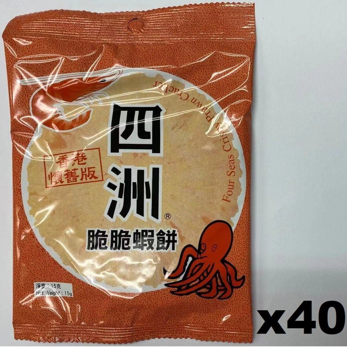 FS0021 脆脆蝦餅 15g x ( 40 包裝)