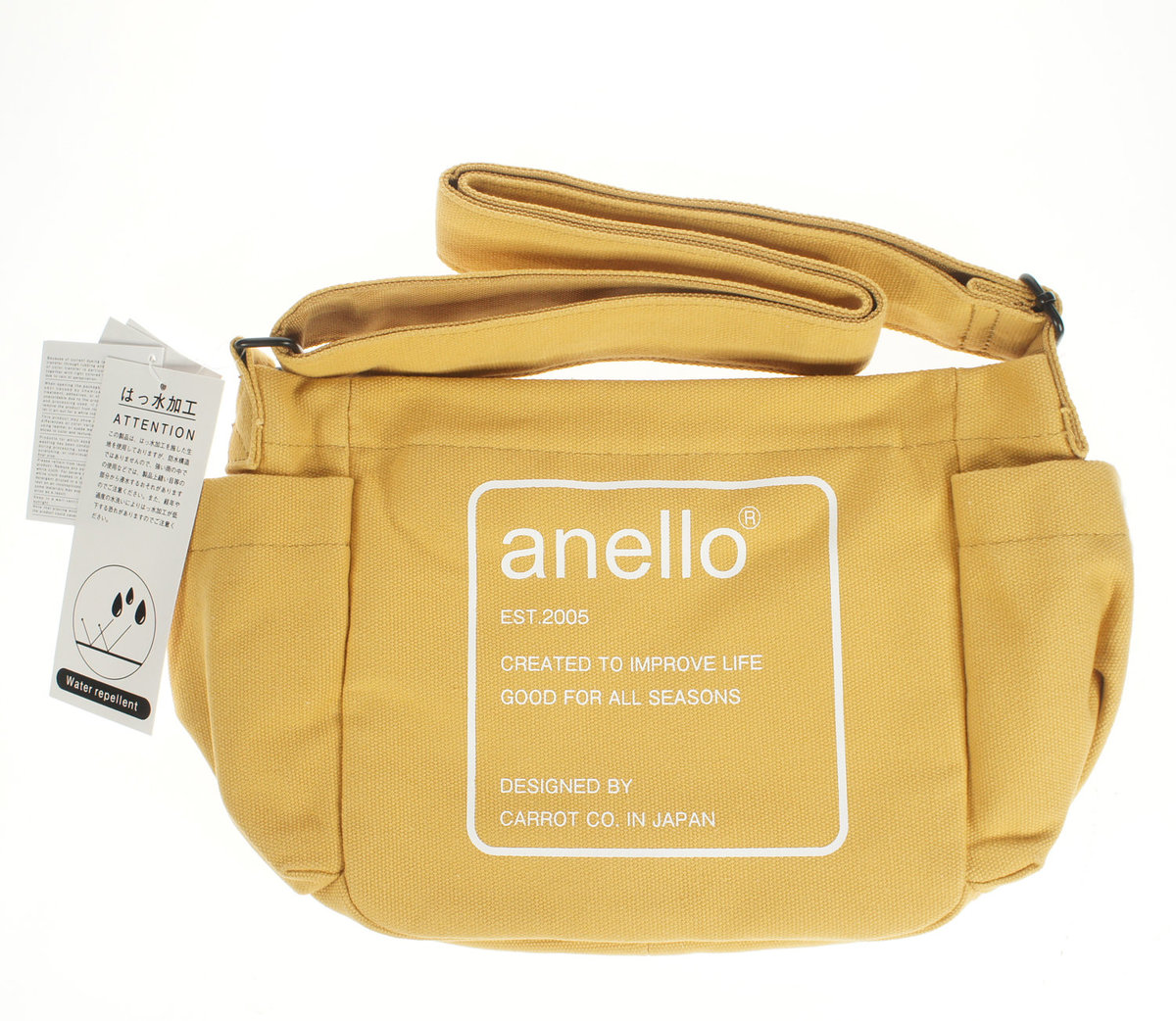 yellow side bag