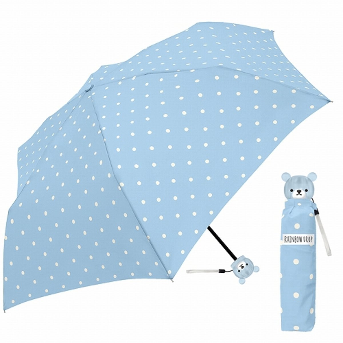 CRUX Kids Foldable Umbrella Animal Bear 50 cm 31421 -- Light Blue