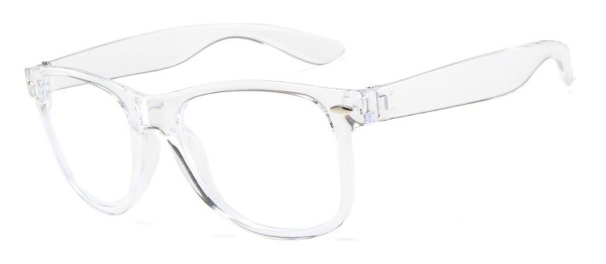 Benben - Plain Glasses Fashion eyewear - Transparent - Large framed Droplet Prevention - 4905