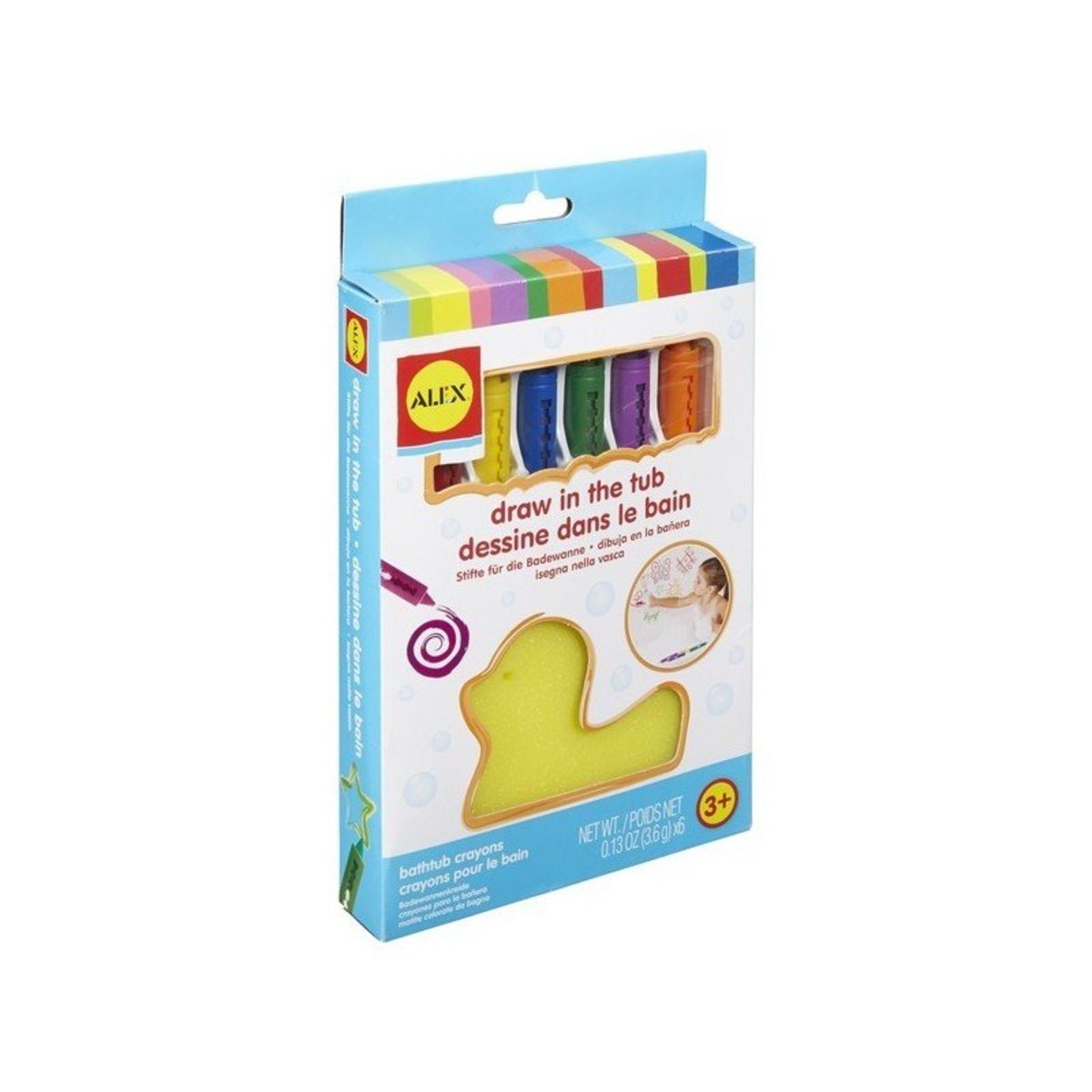 alex draw in the tub