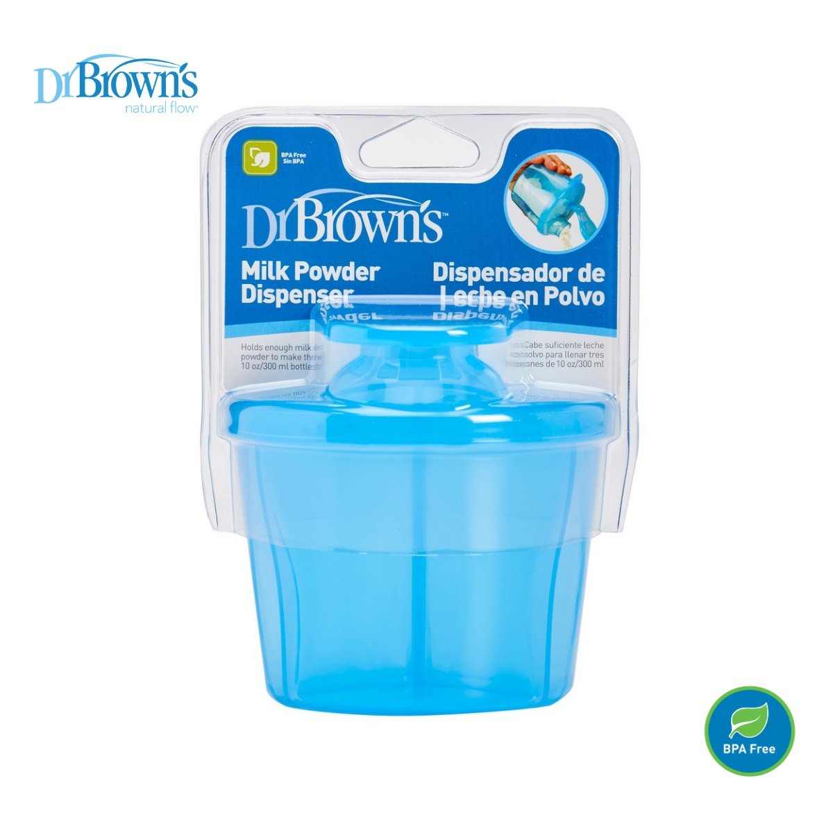 三格奶粉盒 - 藍色 (02651)