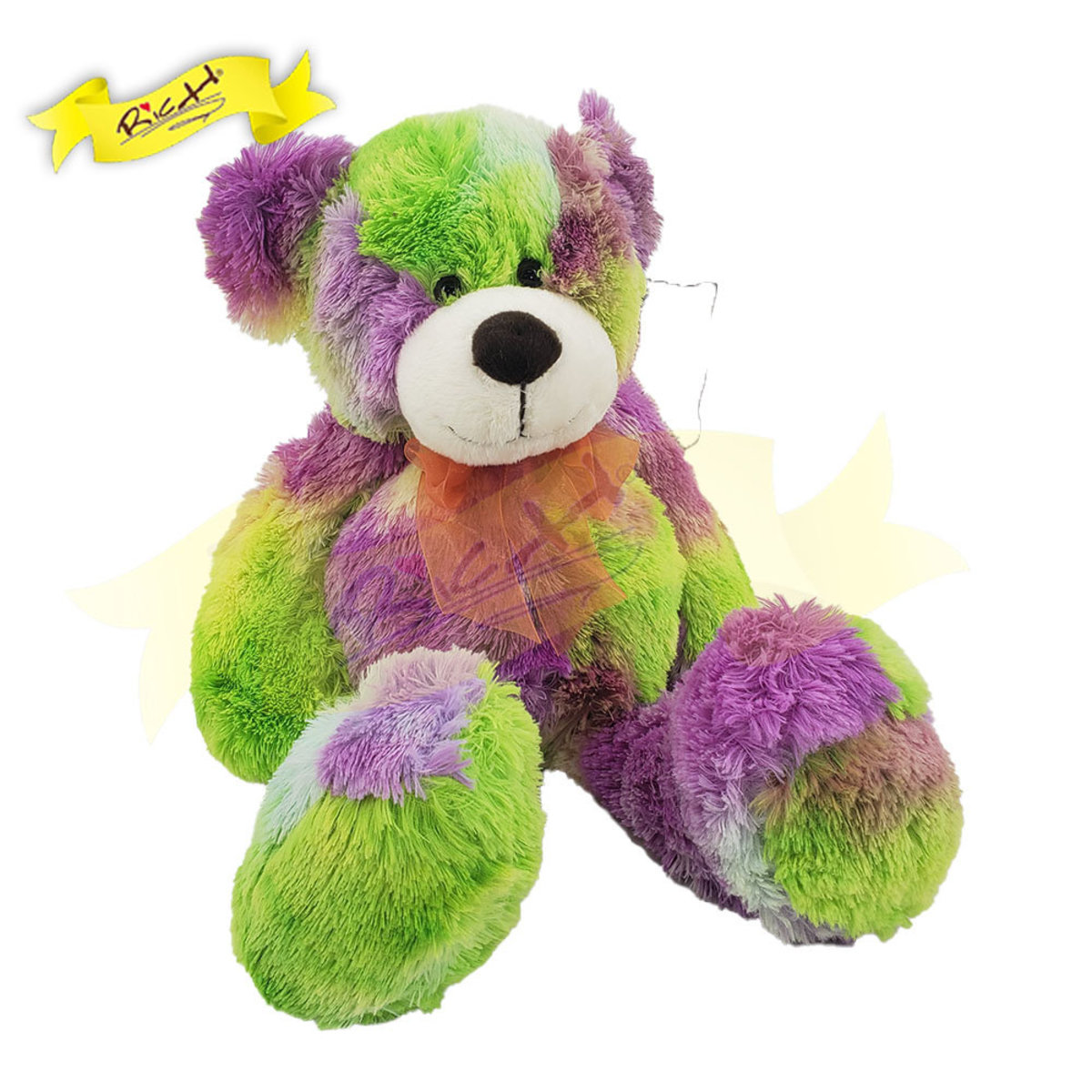 糖果系列熊公仔Teddy Bear 可愛紫綠色 (35cm) - C17806M