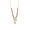 Cinta: gold plating, semi-precious stone, rhinestone, pendant  necklace