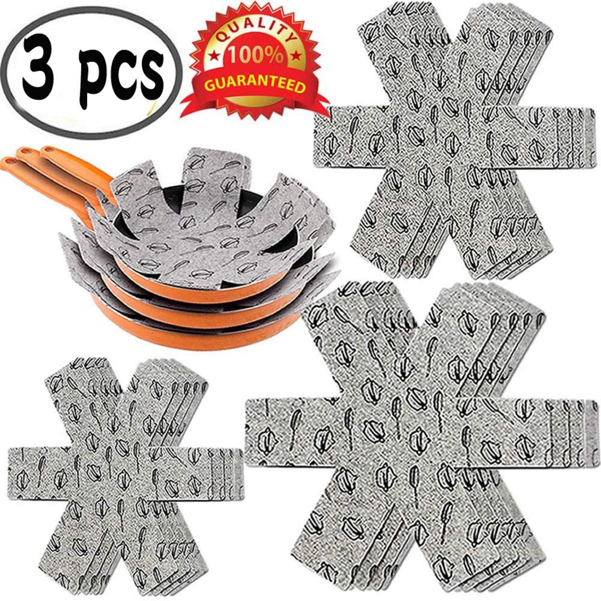 Non-woven Pan Protector / Mat (3 size/set)