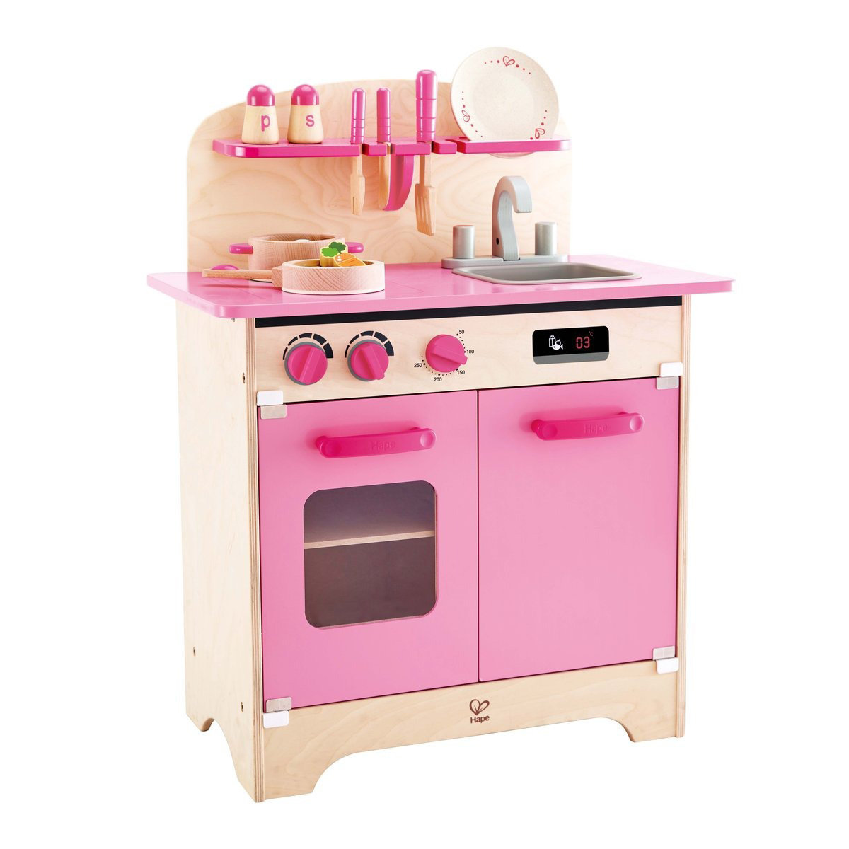 粉紅色美食家廚房 | 連廚具 | 廚房玩具 | 煮飯仔 | E8381