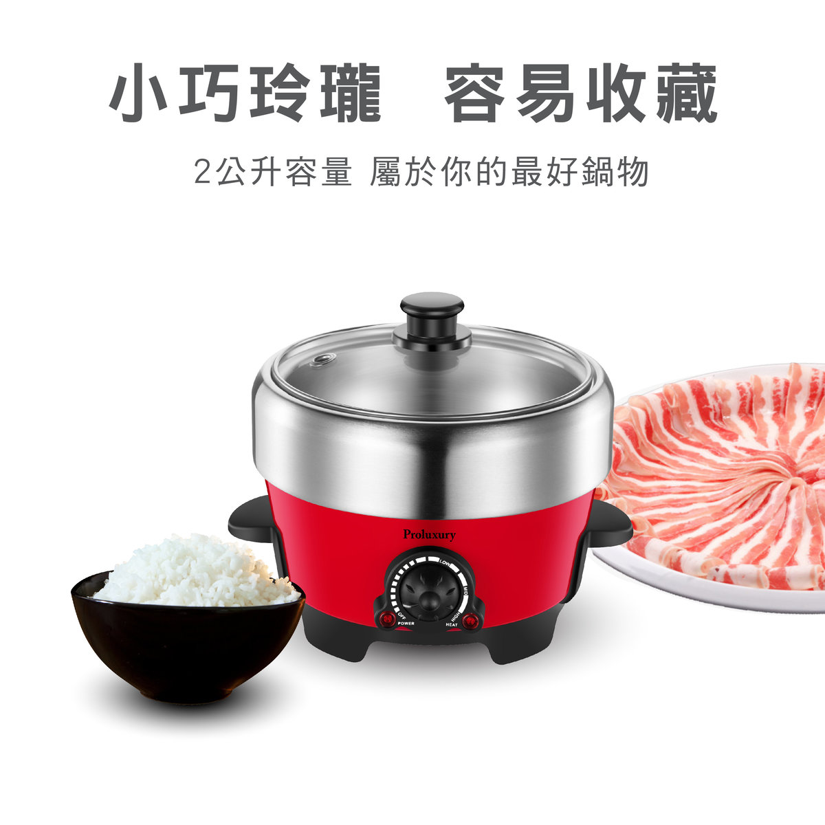 Travel Multi-function Electric Cooker 2 In 1 Mini Cooking Pot Decoct Fry  Pan Machine Mini Hotpot Stainless Steel Meat Skillet