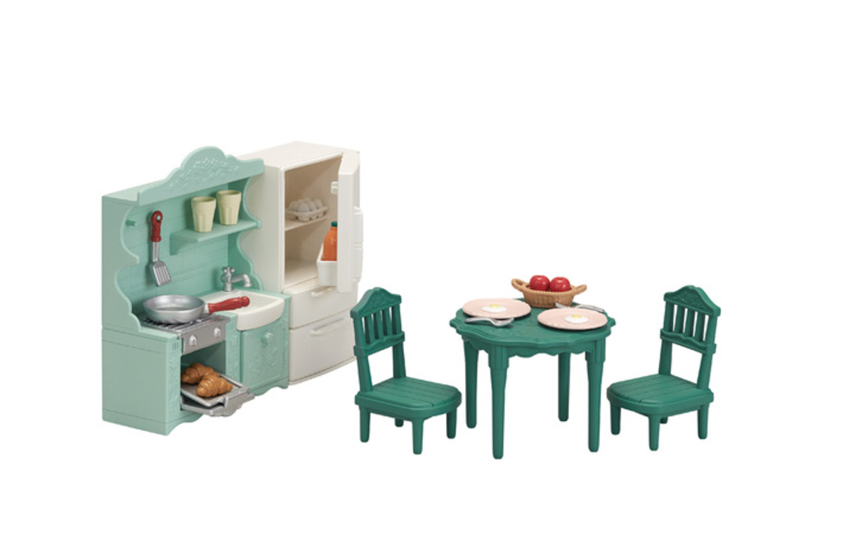 sylvanian families kitchen set