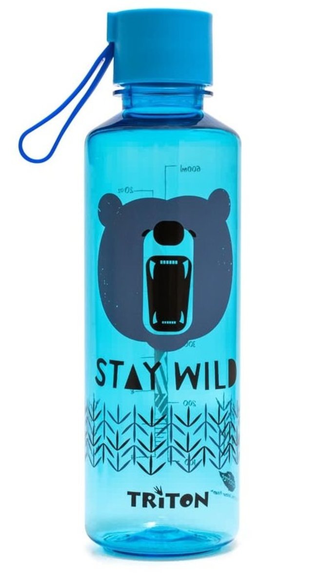 耐高溫防漏水樽 - Trendy Bottle 600ml Sky Blue Wild
