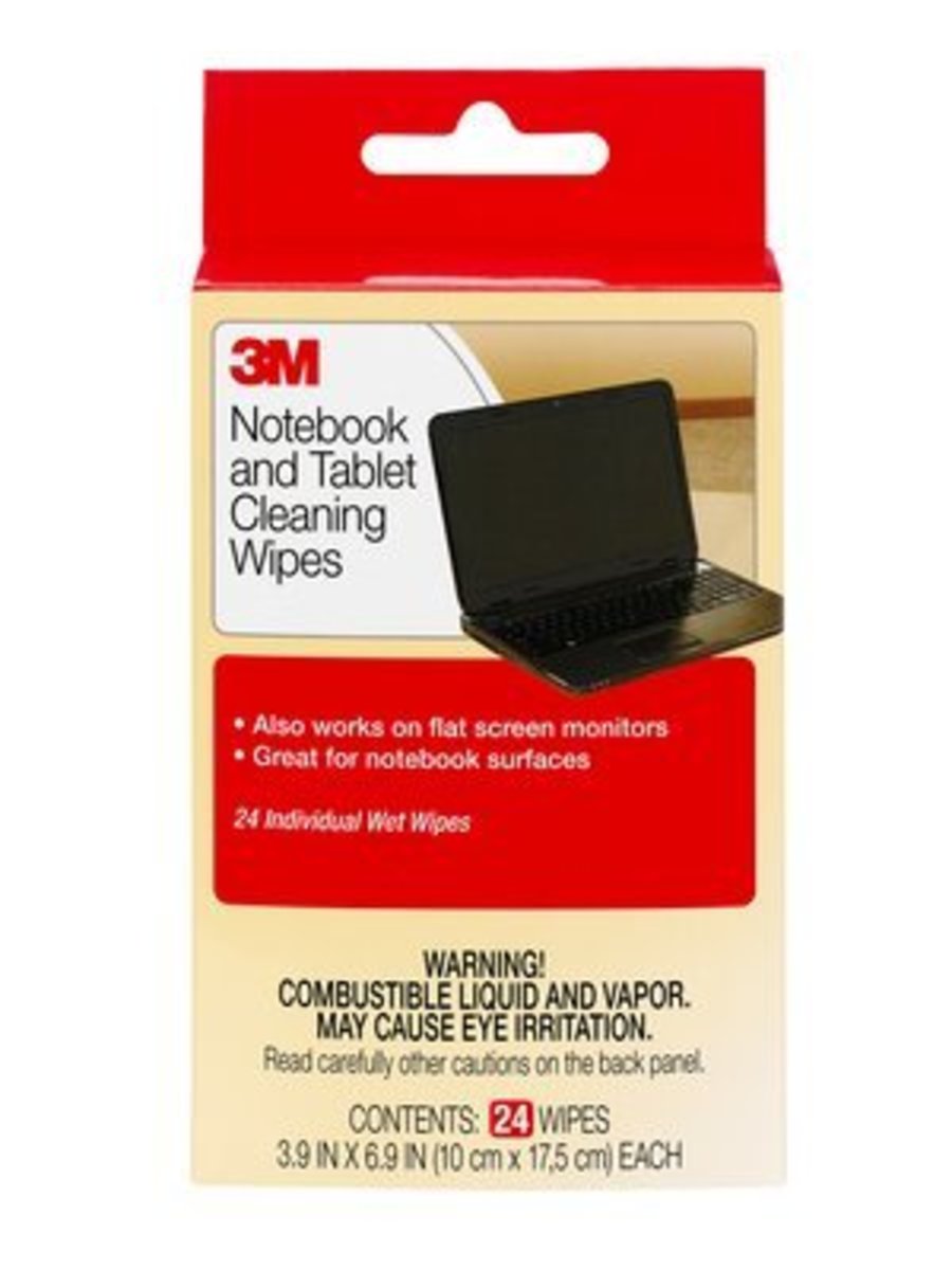 3M Notebook Screen Cleaning Wipes, CL630