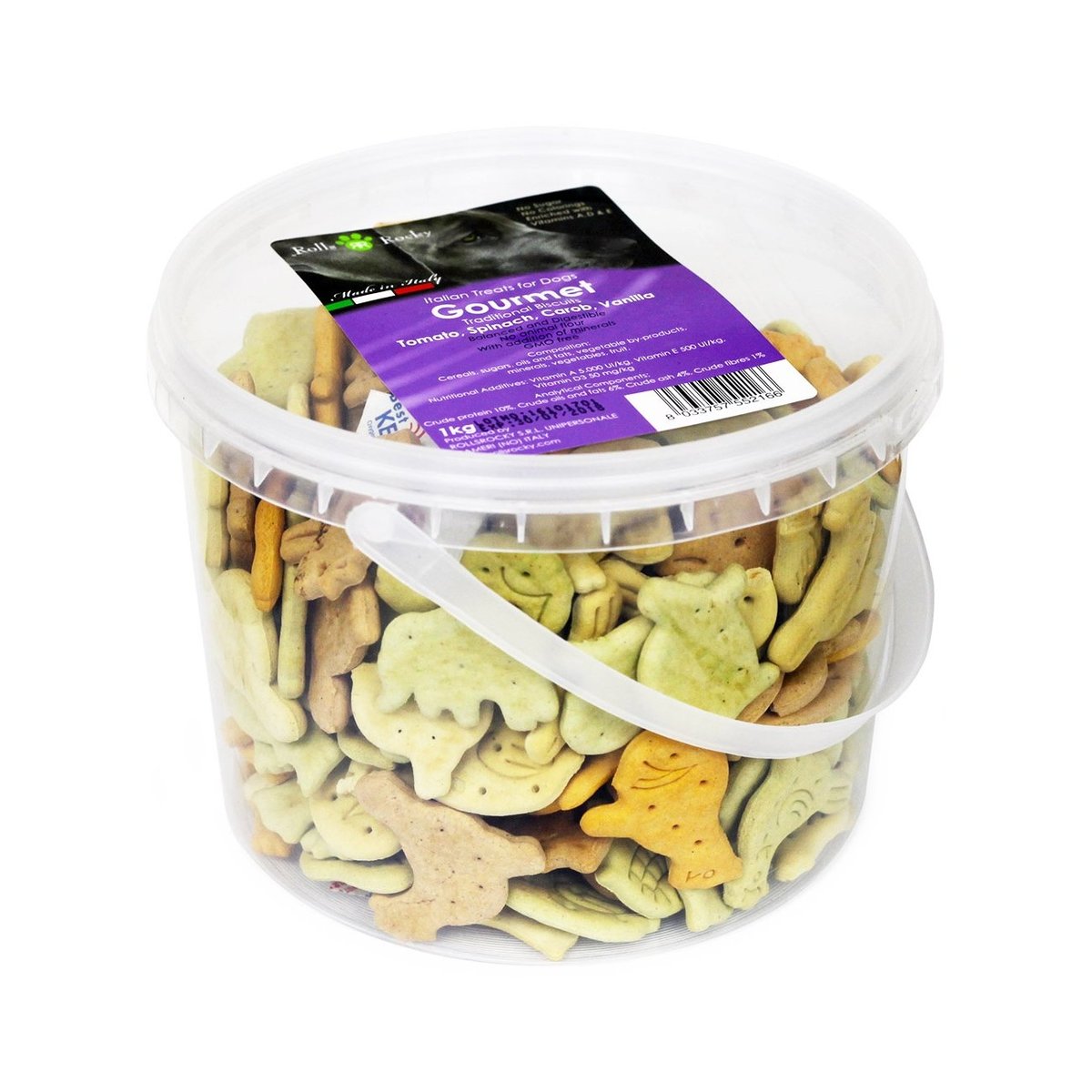 rolls rocky dog biscuits