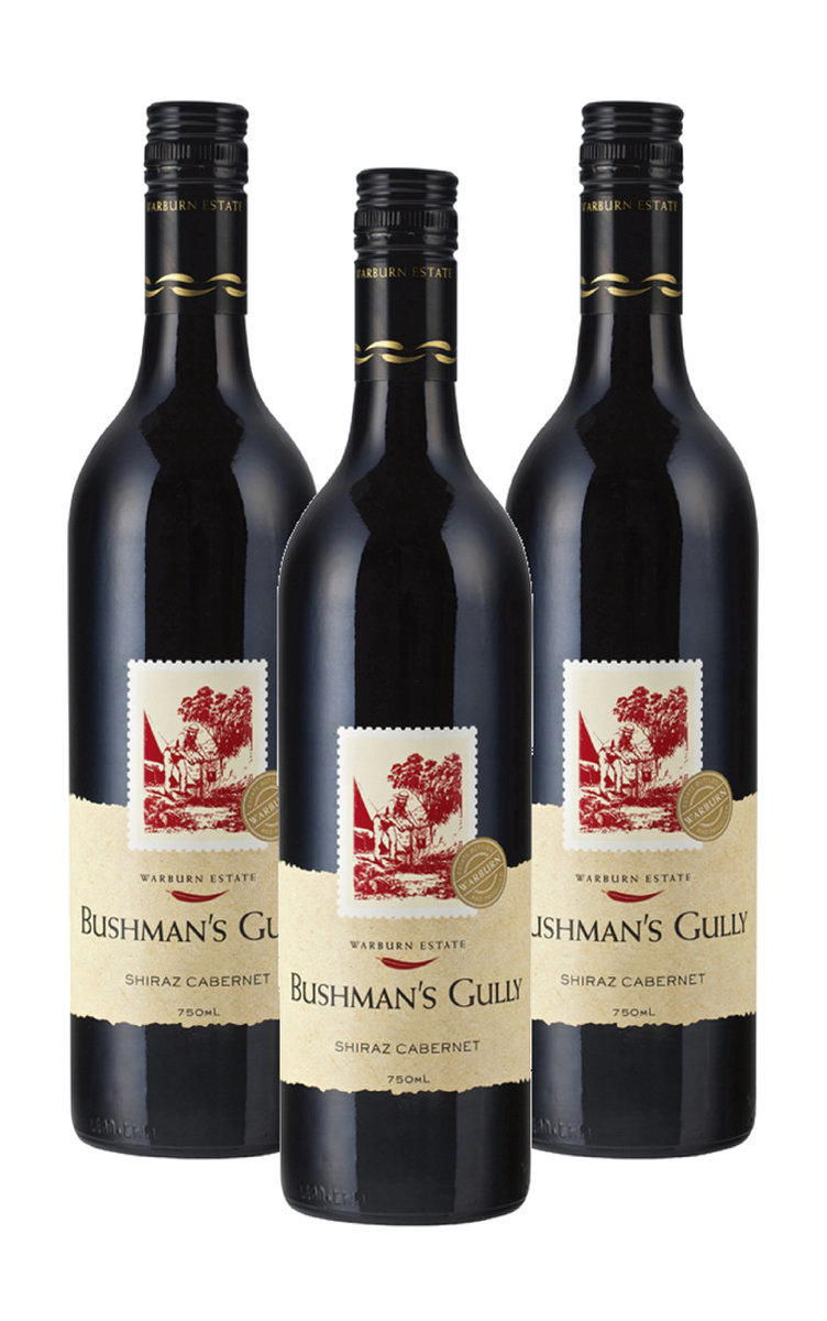 Bushman's Gully Shiraz Cabernet-2020 x 3 bottles