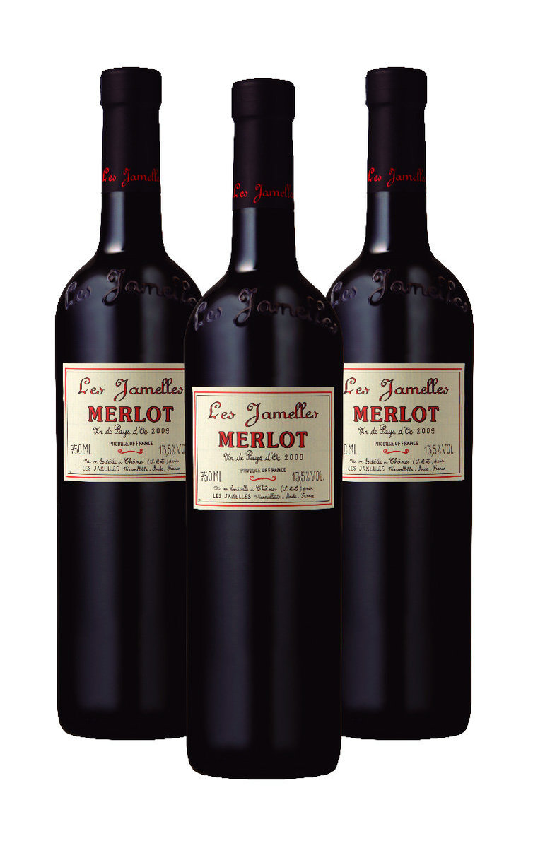 Les Jamelles Merlot-2019 x 3 bottles