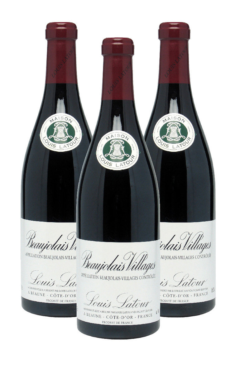 Louis Latour Beaujolais-Villages (37.5 cl half bottle)-2017 x 3 bottles