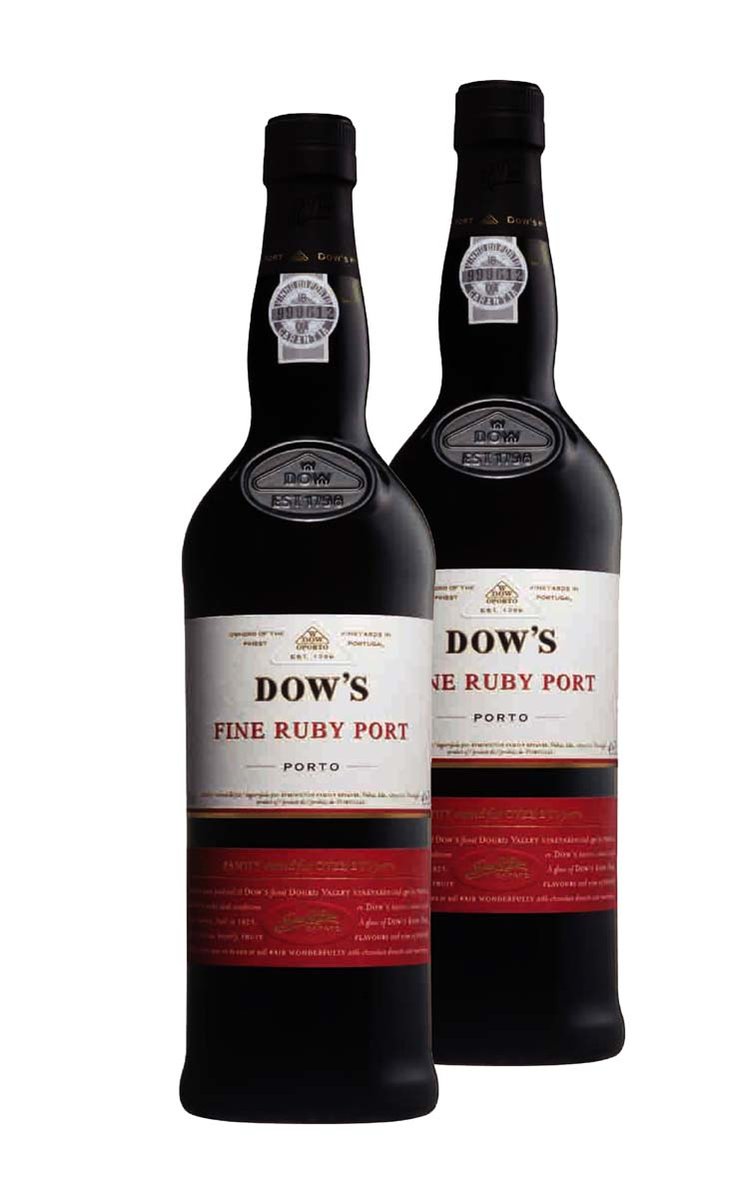 Dow's Fine Ruby Port-NV x 2 bottles