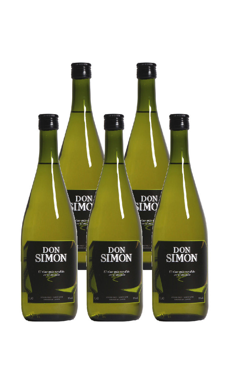 Don Simon (1 Litre bottle) Wine White-NVx 5 bottles