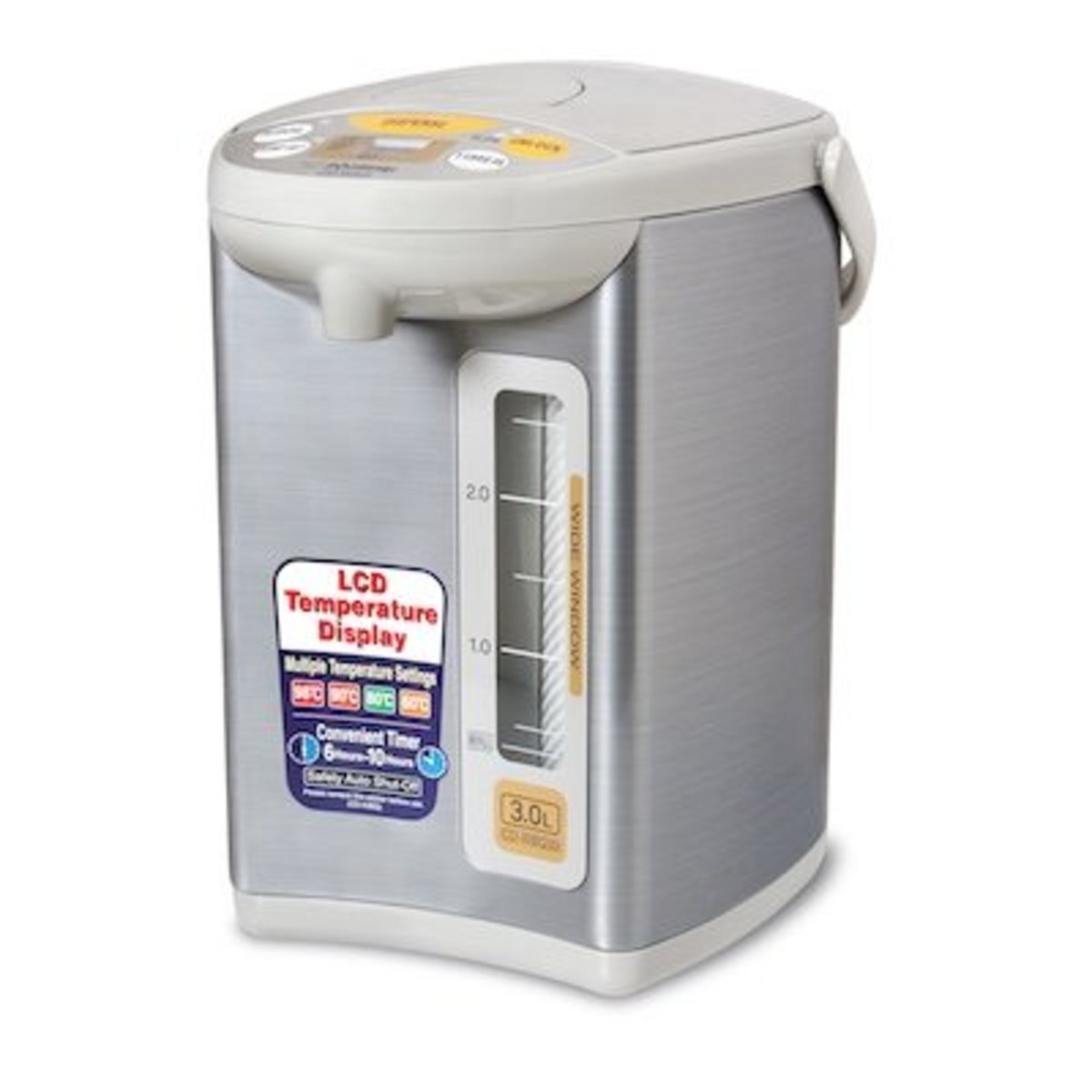 3.0L 220V電腦電壺電熱水瓶-HA【香港行貨 一年保用】CD-WBQ30 灰銀色
