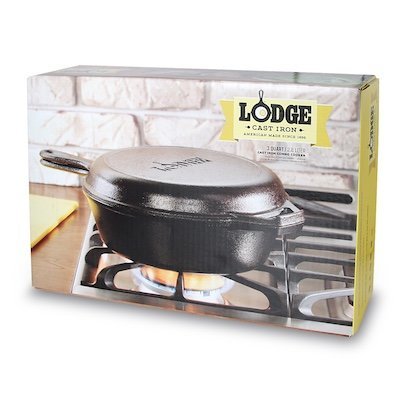 Chicken Soup in the Lodge 3.2 Quart Cast Iron Combo Cooker