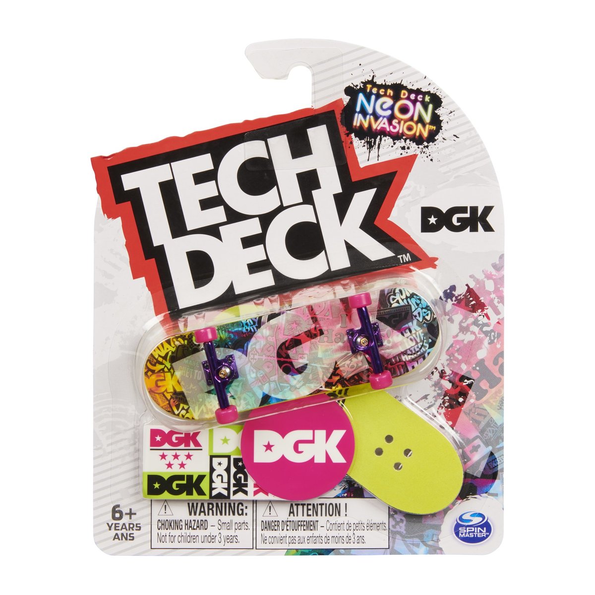 Spinmaster Tech Deck 96mm Dgk Neon Invasion Hktvmall The Largest Hk Shopping Platform