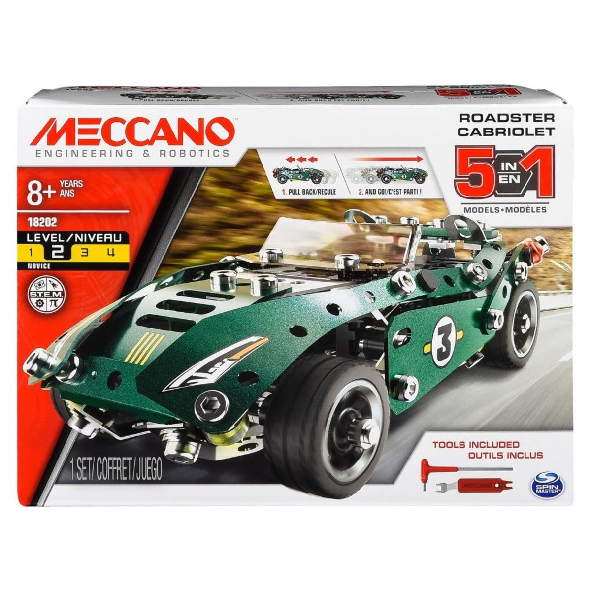 meccano radio control car