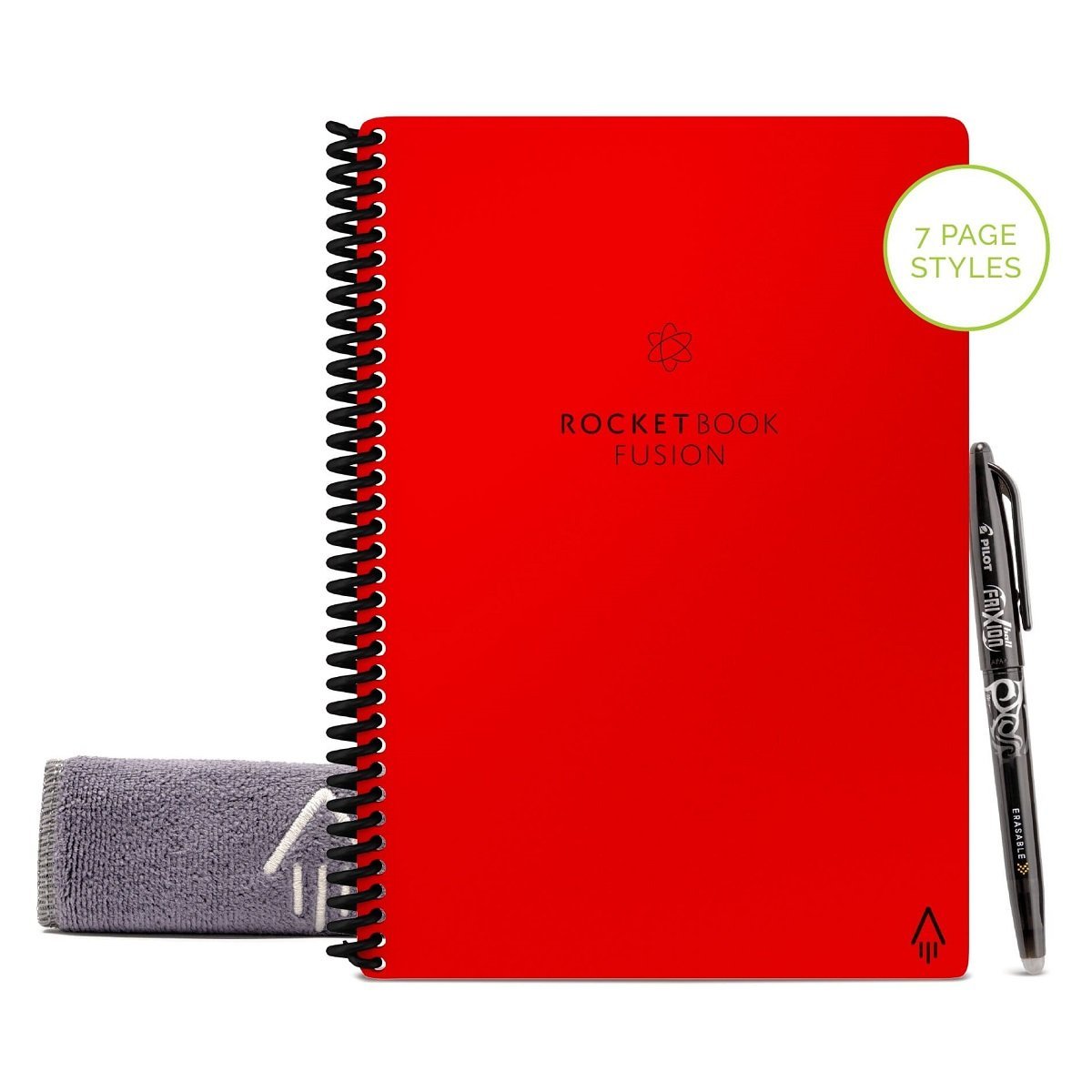 FUSION (A5) 7-in-1 Erasable Smart Notebook Executive RED