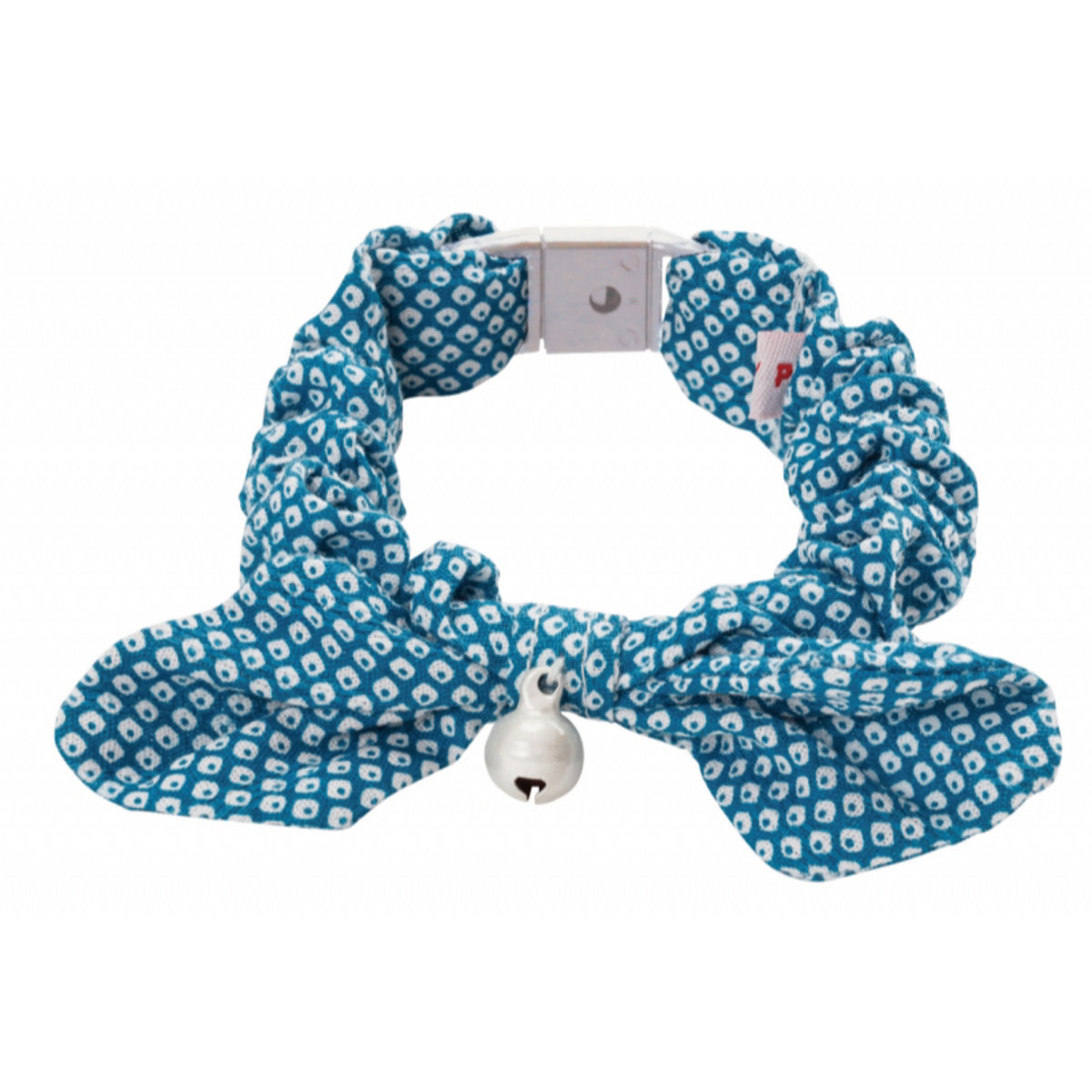 田園風蝴蝶結貓頸帶.鹿紋(藍色) #J44 (W55267)