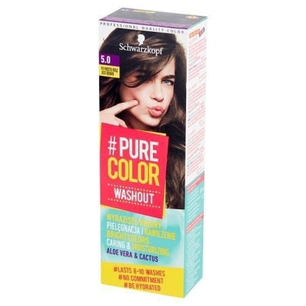 Schwarzkopf Pure Color Washout Hair Color 5 0 Just Brown Parallel Import Product Hktvmall The Largest Hk Shopping Platform