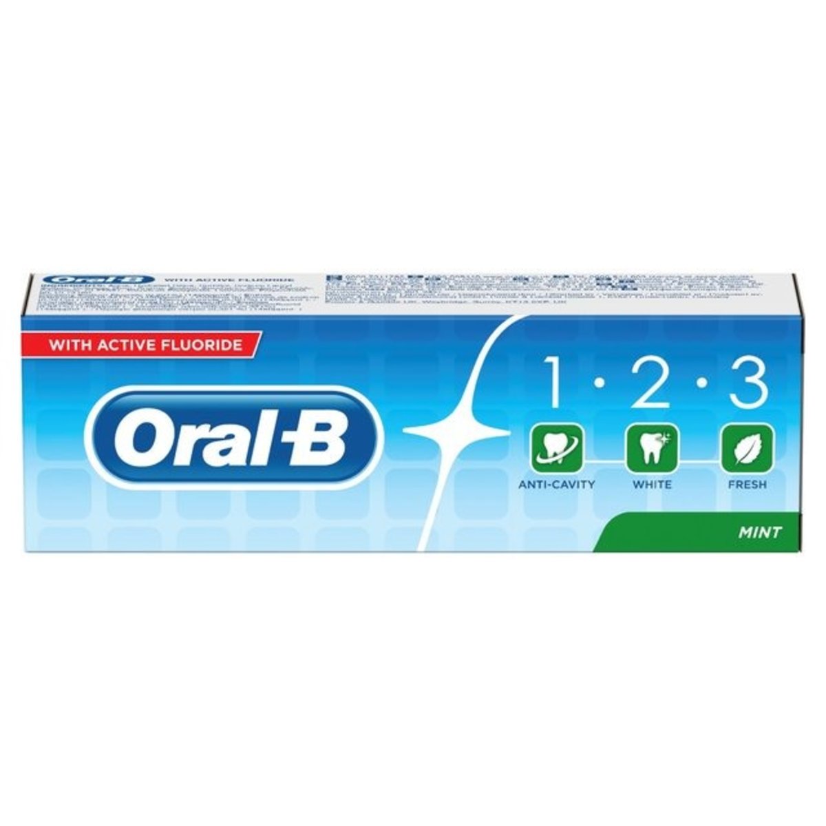 Oral B 三重功效牙膏 防蛀+淨白+清新牙膏(薄荷口味)100ml   [平行進口產品]