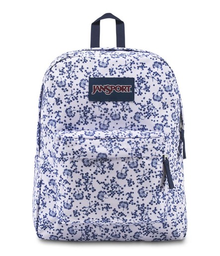jansport white field floral backpack