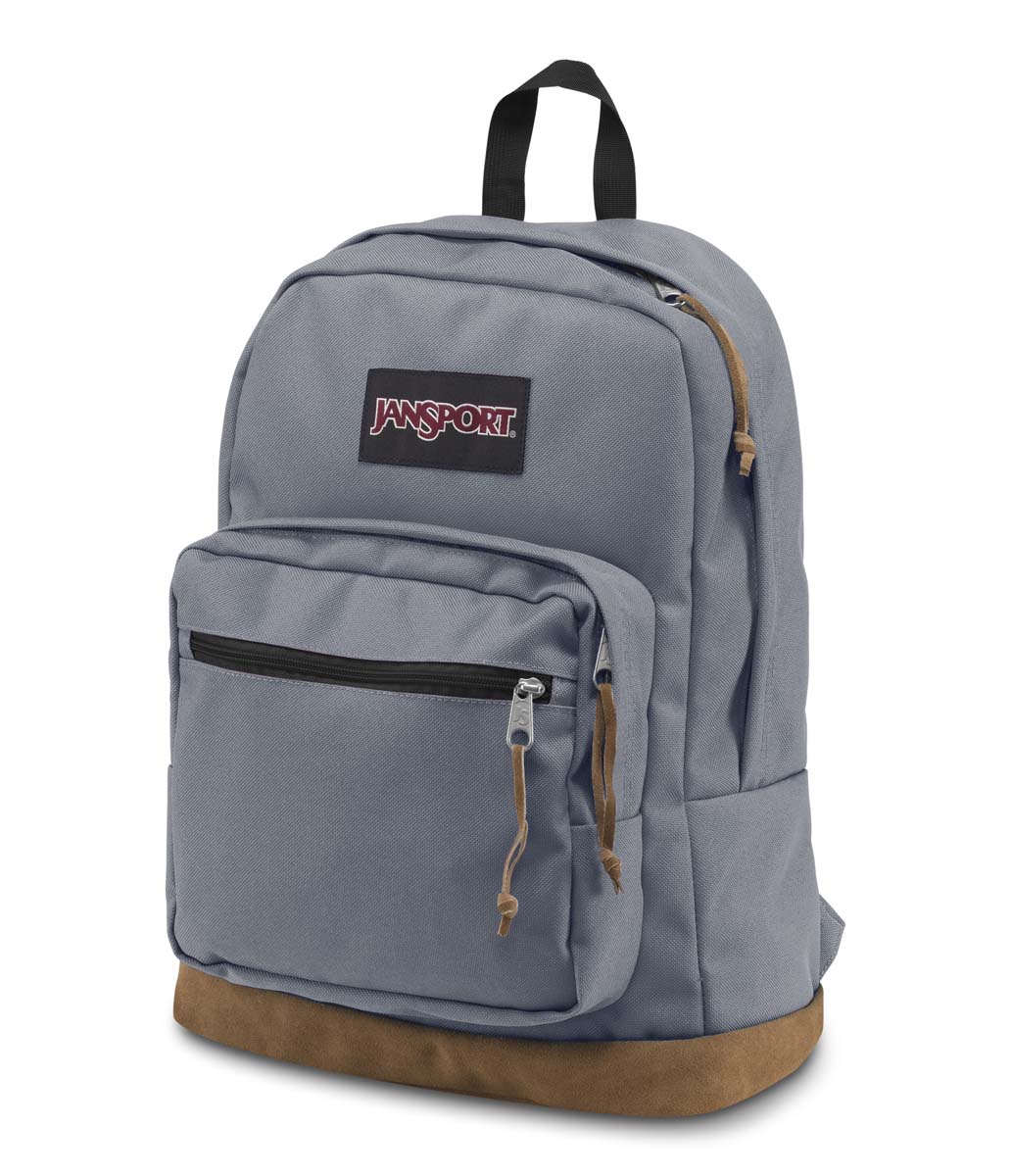 jansport right pack pewter blue