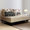 Multi-functional 1.2M 2 Seaters Foldable Fabric Sofa Bed MR-6010 Beige