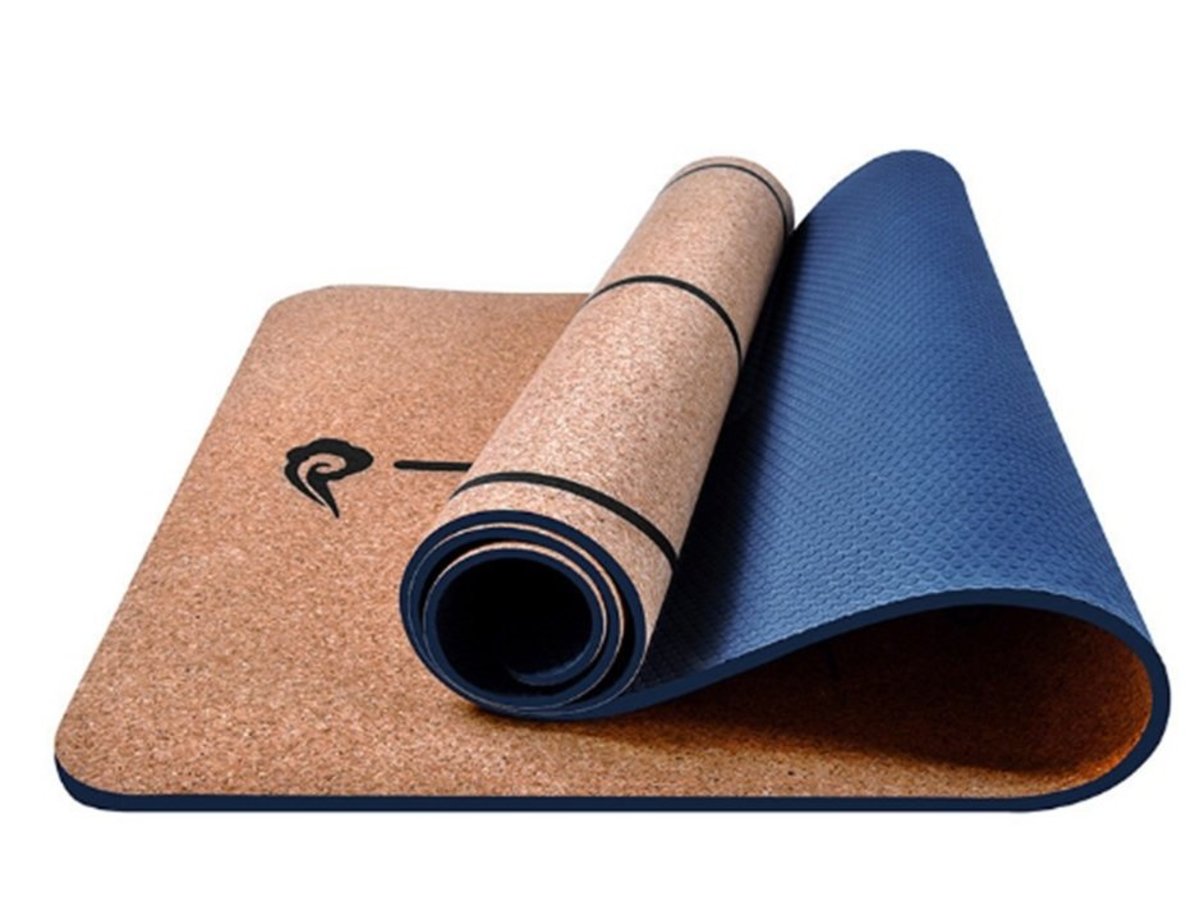 Newstyle Ns88 Tpe Cork Yoga Mat With Mesh Bag Hktvmall Online