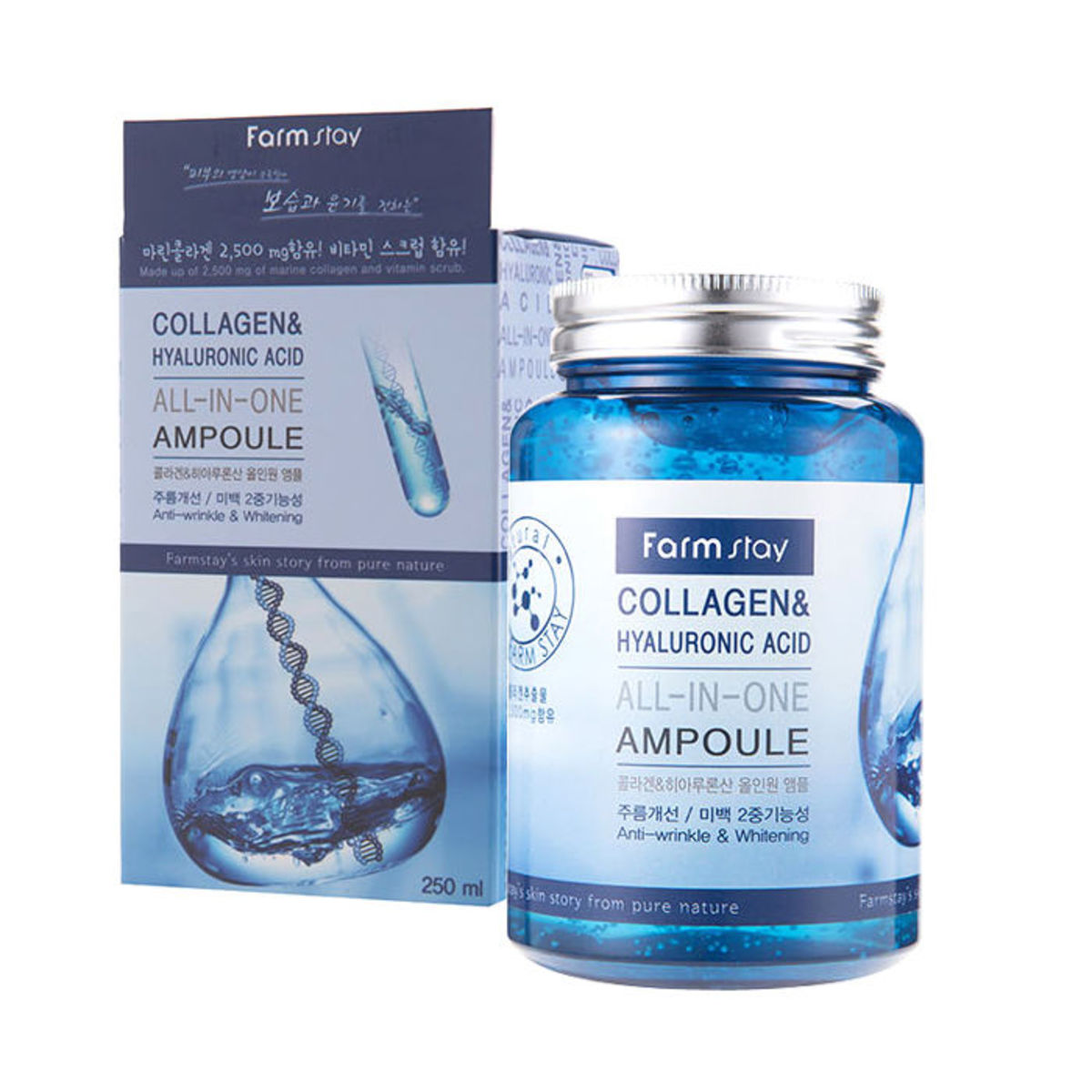 Collage & Hyaluronic Acid All-in-one Ampoule 250ML