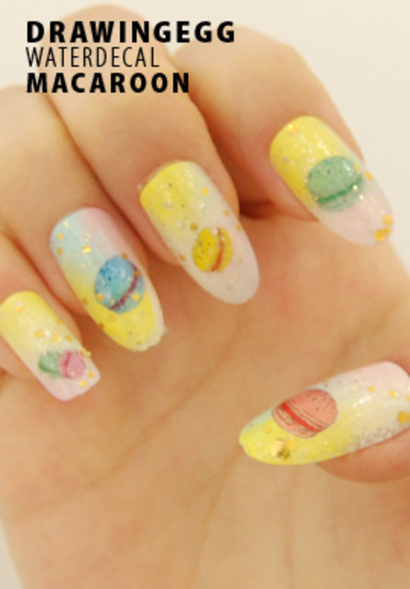 DrawingEgg Nail Art Water Decal WT57