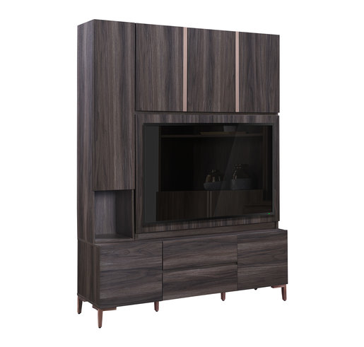 Lohaspace Artisan Series 59 Inch Storage Tv Cabinet With The Side Cabinet Dk G 1500 Size 59 Hktvmall Online Shopping