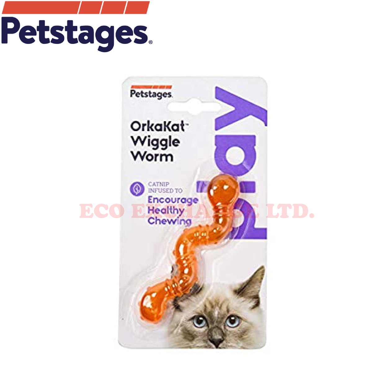 OrkaKat Catnip Wiggle Worm (All cats)