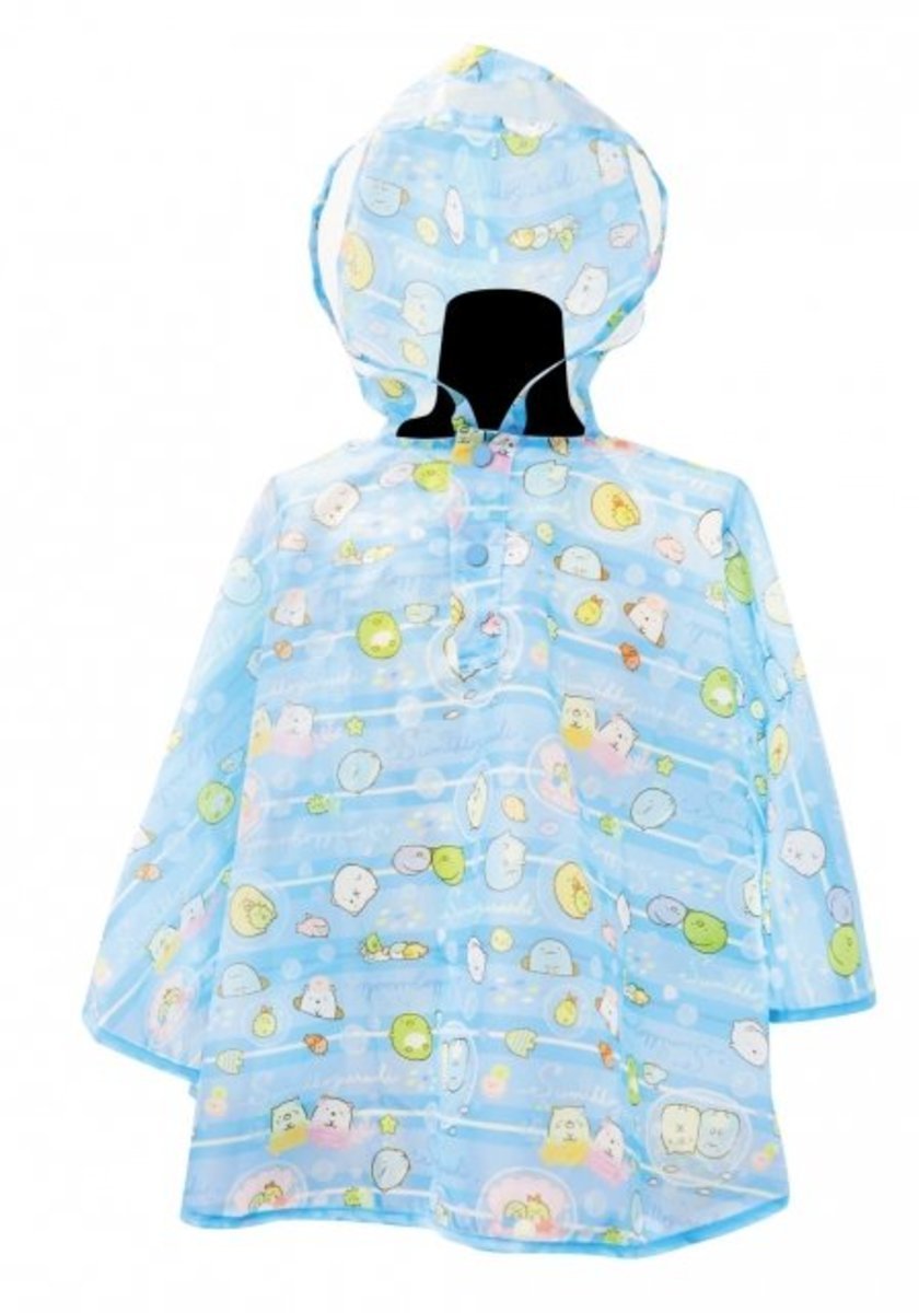 日本 角落生物 闊身 滌綸雨衣 (附收納袋) (平行進口)