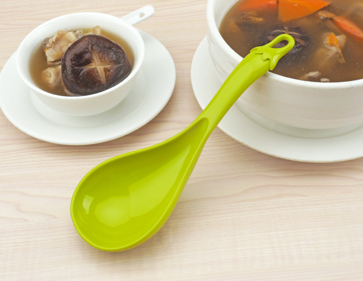 Table Ladle (Eggplant, Green)