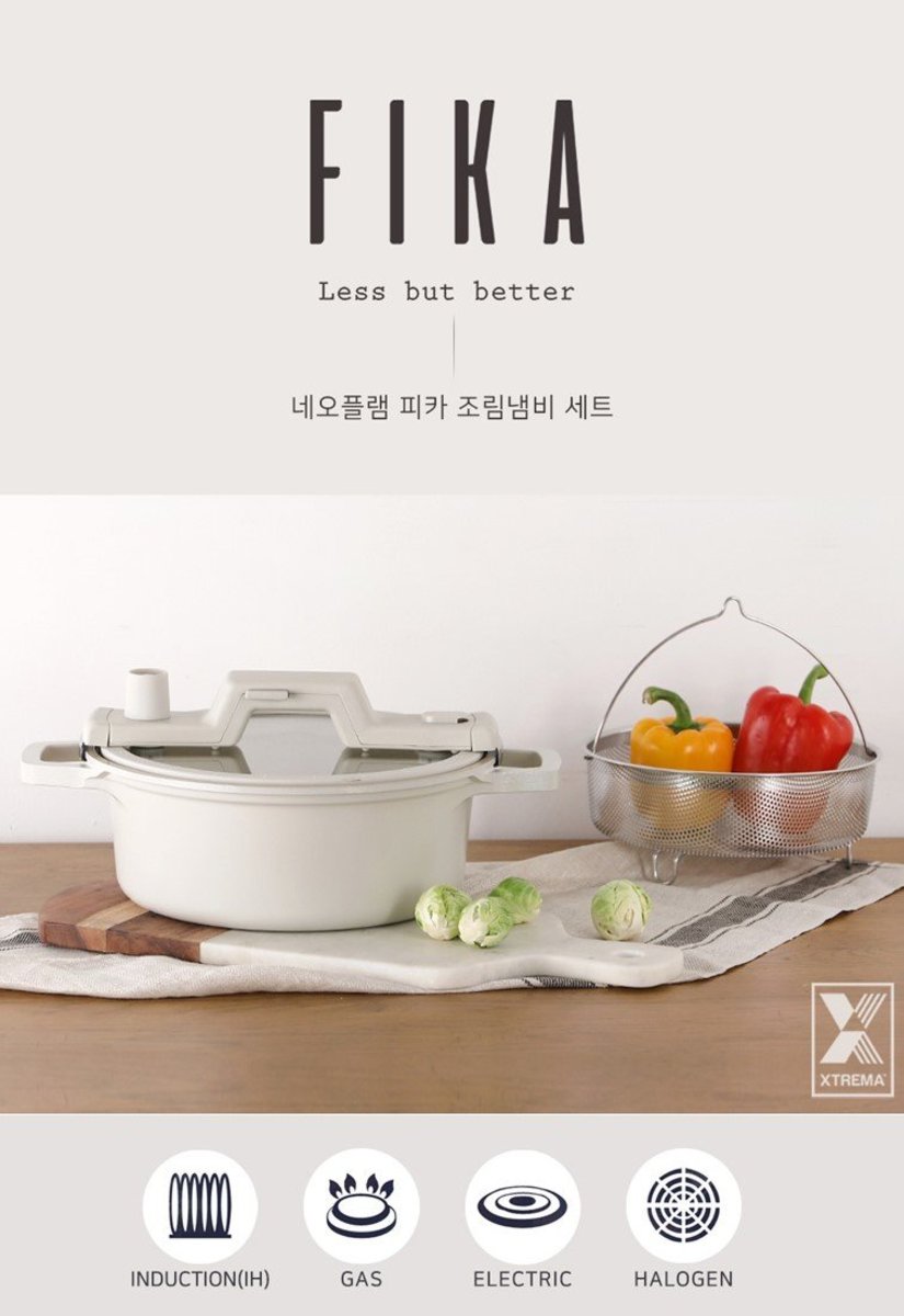 Neoflam FIka IH Induction Cookware Set of 6