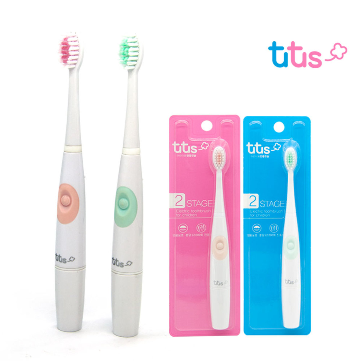 tutus Electric Toothbrush Stage 2 - Mint