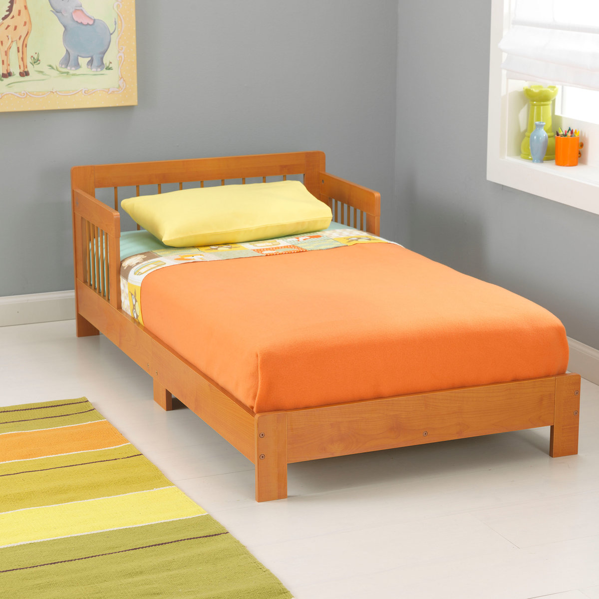 Kidkraft Kidkraft Houston Toddler Bed Honey Color Brown Hktvmall Online Shopping