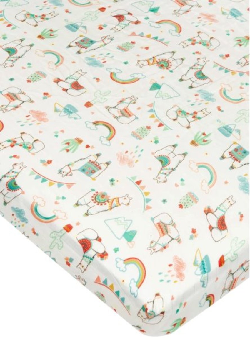 loulou lollipop sushi crib sheet