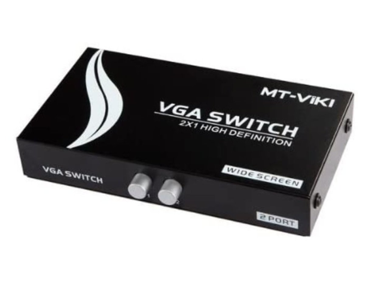 Mt Viki Mt 15 2ch 2端口2進1出vga分配器放大器開關 Hktvmall 香港最大網購平台