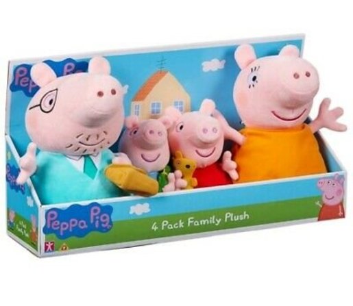 peppa pig plush set