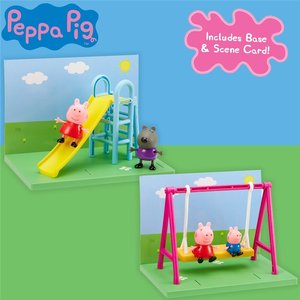 peppa pig slide and swing set