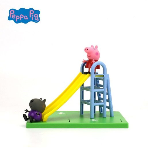 peppa pig slide and swing set
